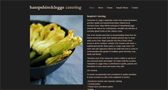 Desktop Screenshot of hampshireandleggecatering.com